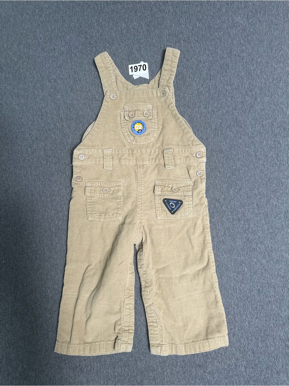 Corduroy Overalls - Tan Kids Bottoms 18 months